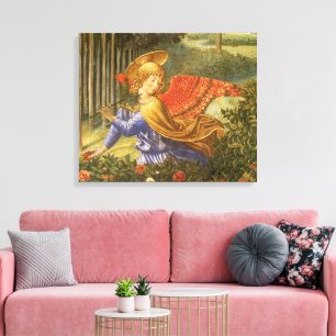 Procession of the Magi Angel by Benozzo Gozzoli Canvas Print