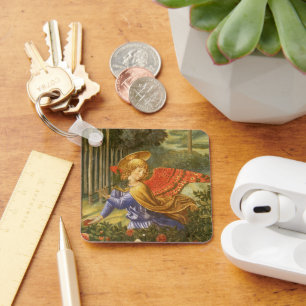 Procession of the Magi, Renaissance Angel Art Key Ring