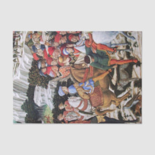 Procession of the Magus Melchior / Horse Riders Tissue Paper