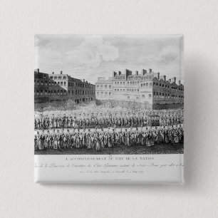 Procession of the Opening of the Estates 15 Cm Square Badge