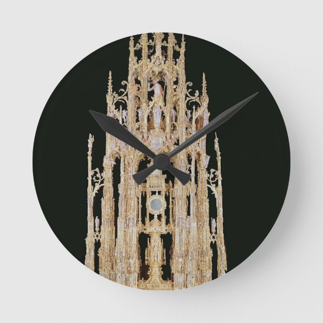 Processional Custodia, 1515-24, Containing a Monst Round Clock (Front)