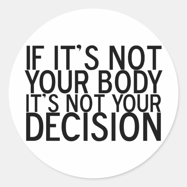 ProChoice Classic Round Sticker (Front)