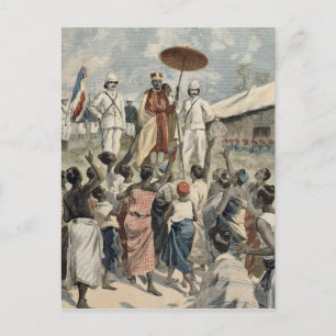Proclamation of the New King of Dahomey Postcard