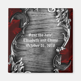 Proclimation Gothic Vampire Save the Date Magnet