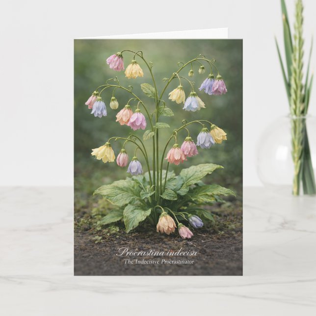 Procrastina indecisa The Indecisive Procrastinator Card (Front)