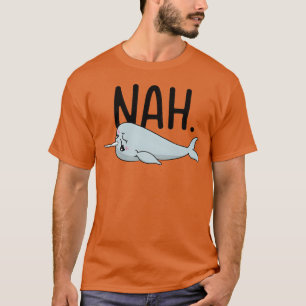 Procrastinating Narwhal Lover Aquatic Animals girl T-Shirt