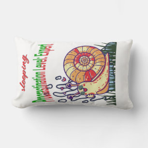 Procrastination Level: Expert – Funny Quote Throw  Lumbar Cushion