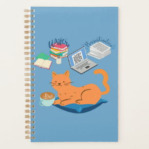 Procrastination Writer Cat Planner