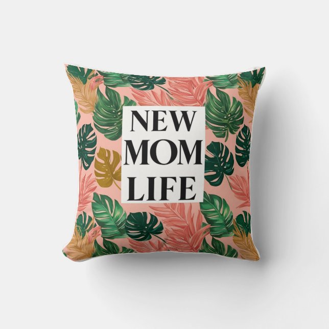 Procreate Mama Wildflower Gold Est. 2024 Cushion (Front)