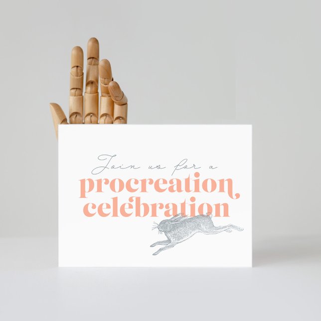 Procreation Celebration Baby Shower Invitation (Creator Uploaded)