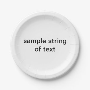 Prod Title Paper Plate