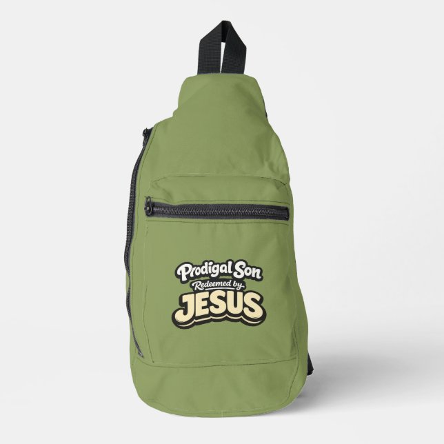 Prodigal Son - Redeemed by JESUS Sling Bag (Front)