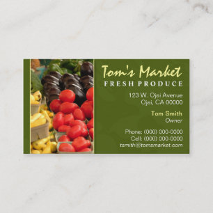 Produce Market Business Card