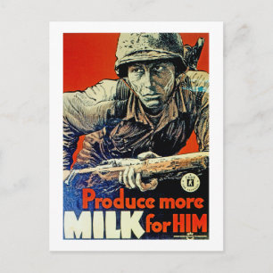 Produce More Milk for Him Postcard
