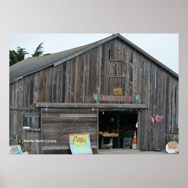 Produce Stand Poster (Front)