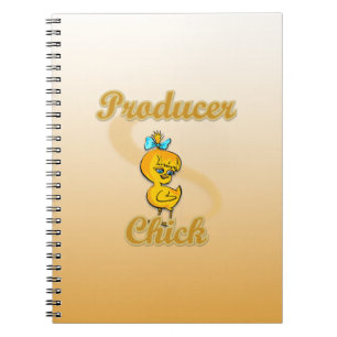 Producer Chick Spiral Notebook