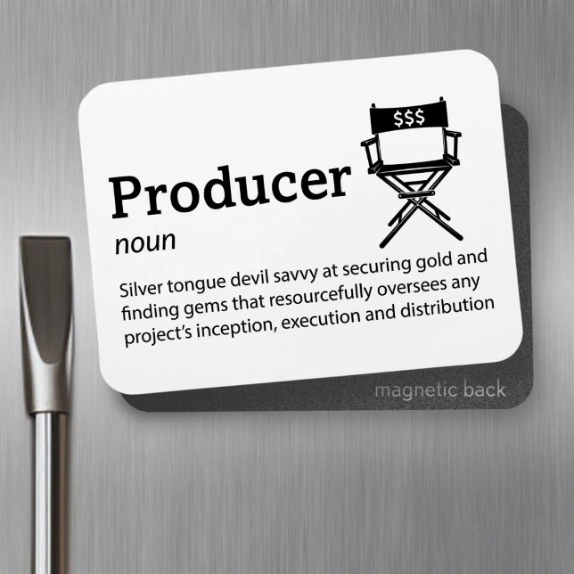 Producer Definition - Set Life 3" x 4" Flex Magnet (Creator Uploaded)