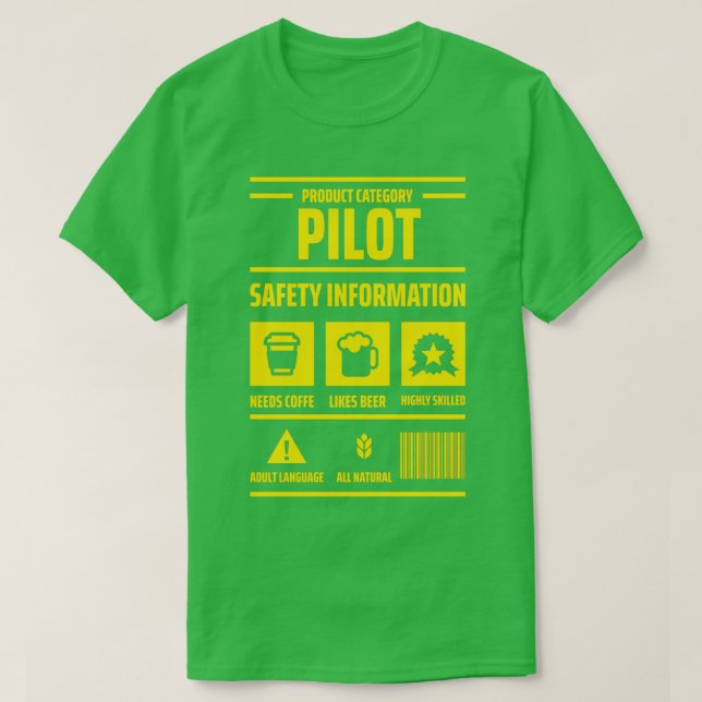 Product Category PILOT  T-Shirt (Design Front)