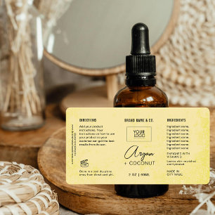 Product Customizable Cream Rustic Label