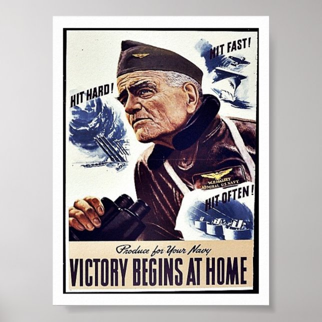 Product For Your Navy, Victory Begins At Home Poster (Front)
