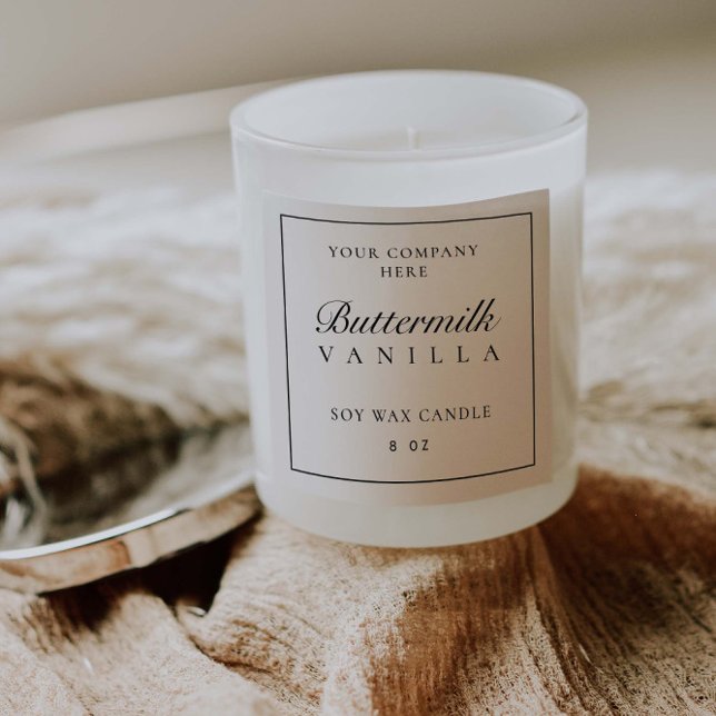 Product Label Minimal Jar Branding Box Sticker (Creator Uploaded)