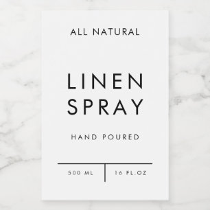 product label organization storage - LINEN SPRAY