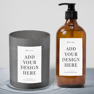 Product Label Printing 3x2" Waterproof Stickers