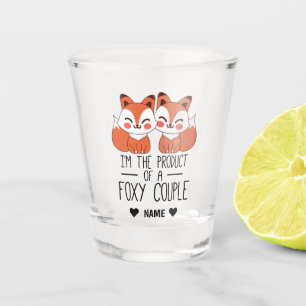 Product of a Foxy Couple Shot Glass
