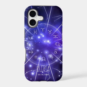 Product: Personalised Luminous Blue Cosmic Zodiac