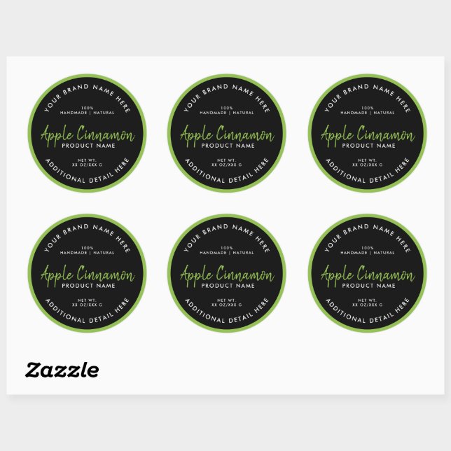 Product Round Label (Sheet)