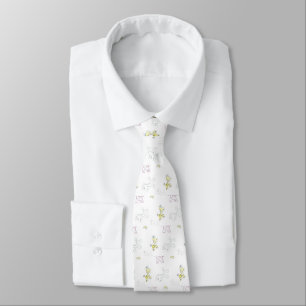 product with pattern colourful sketch of Giraffe Tie