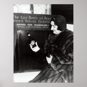 PRODUCTION CEASES BEFORE PROHIBITION 1920 POSTER