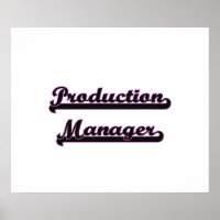 Production Manager Classic Job Design