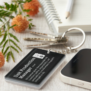 Production Manager Definition - Funny UPM Key Ring