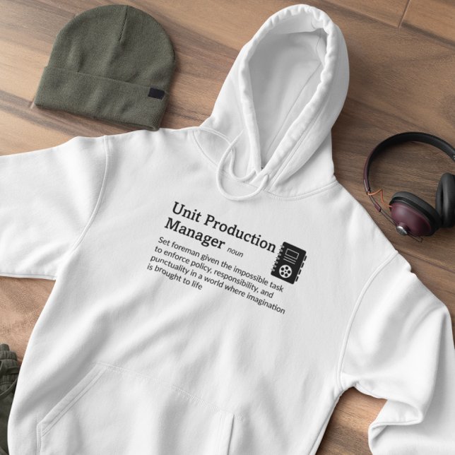 Production Manager Definition Light Mode - Movie Hoodie (Creator Uploaded)