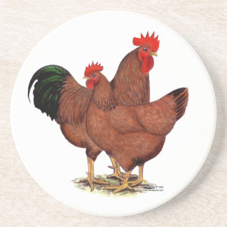Production Red Chickens Coaster