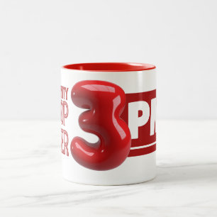 Productivity Drops After 3PM – Office Work Humor Two-Tone Coffee Mug