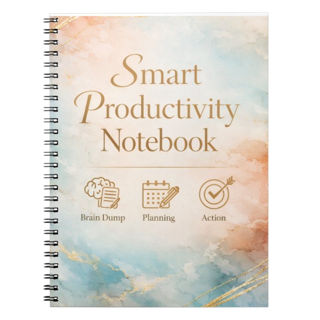 Productivity Notebook Planning & Action Journal  (Front)
