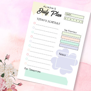 Productivity Pad  Cute Daily to do list  Post-it Notes