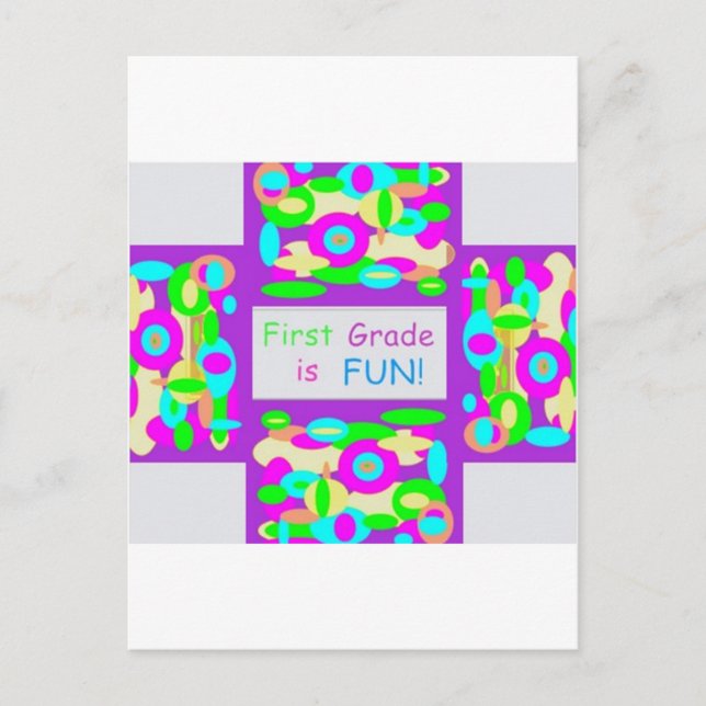 Products for first grade postcard (Front)