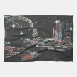 Products of a Struggled Harvest, Jerusalem Tea Towel