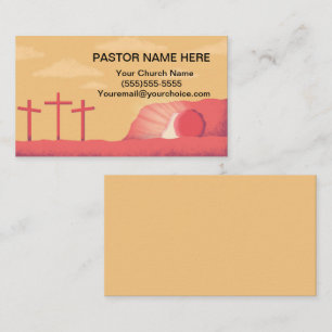 Profesional Pastor Business Card