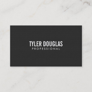 Profession (carbon pattern) business card
