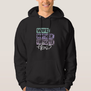 Profession mom hero mother Firefighter  1 Hoodie