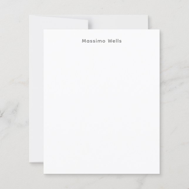 Profession Plain Simple White Attractive (Front)