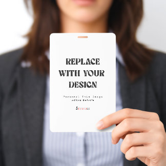 Professional 4" x 6" ID Badge