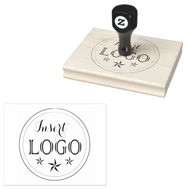 Professional 4x5 Custom Logo Rubber Stamp Design (Stamped)