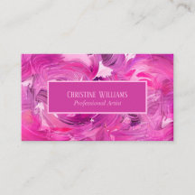 Professional Abstract Art Modern Purple Pink