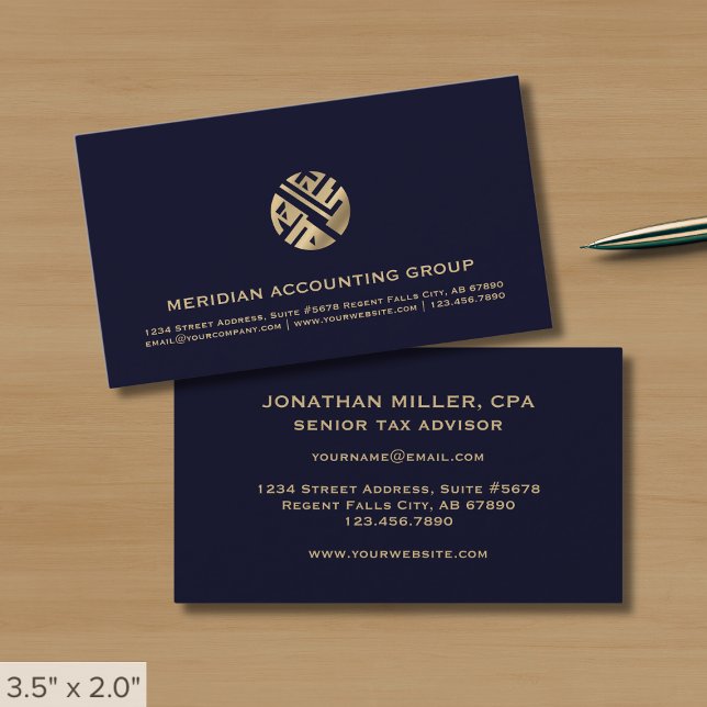 Professional Accounting Services Business Card (Creator Uploaded)