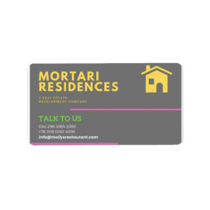 Professional Address/Business Card Label